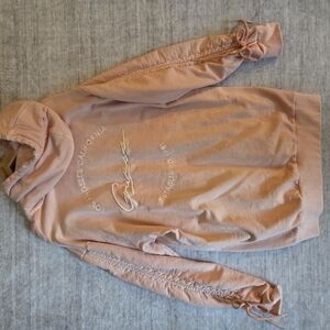 Guess Peach Hoodie with Embroidered Logo